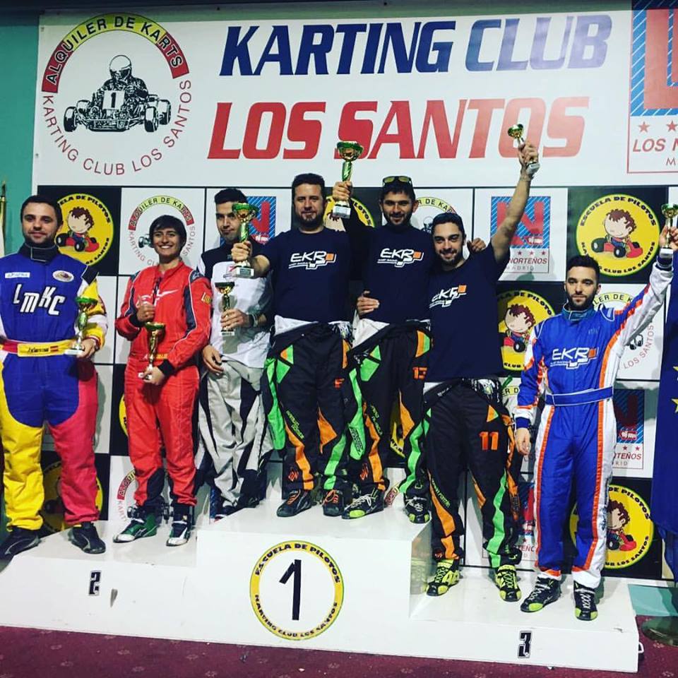 podium resistencia karting los santos 2017
